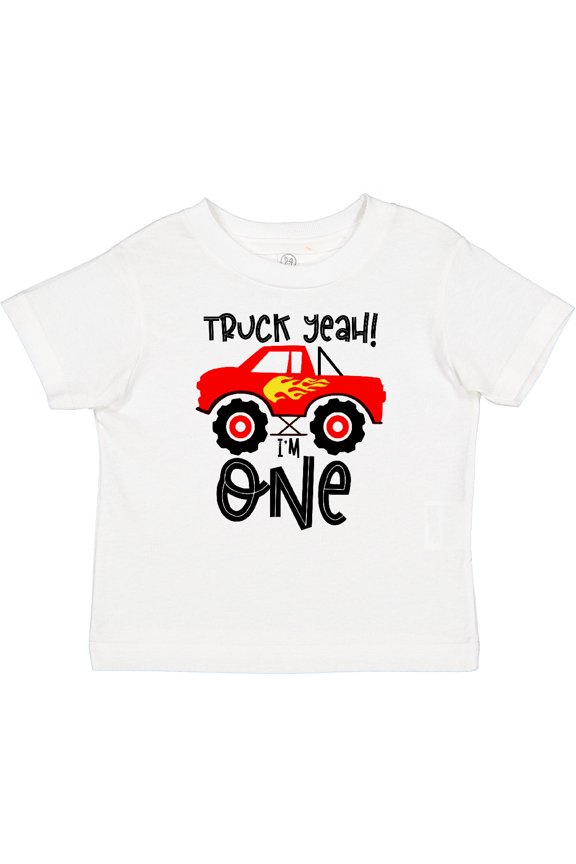 Truck Year I'm One Boys or Girls Baby T-Shirt