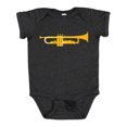 thumbnail image 1 of Inktastic Trumpet Gold Brass Music Instrument Boys or Girls Baby Bodysuit, 1 of 5