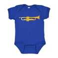 thumbnail image 1 of Inktastic Trumpet Gold Brass Music Instrument Boys or Girls Baby Bodysuit, 1 of 5