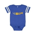 thumbnail image 1 of Inktastic Trumpet Gold Brass Music Instrument Boys or Girls Baby Bodysuit, 1 of 5