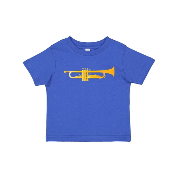 Inktastic Trumpet Gold Brass Music Instrument Boys or Girls Baby T-Shirt