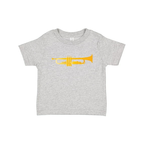 Inktastic Trumpet Gold Brass Music Instrument Boys or Girls Baby T-Shirt