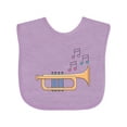 thumbnail image 1 of Inktastic Trumpet Marching Band Musician Boys or Girls Baby Bib, 1 of 4