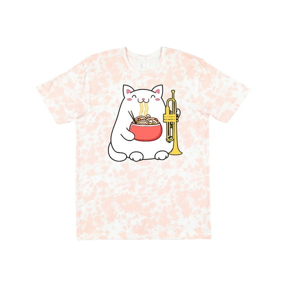 Inktastic Trumpet Music Funny Ramen Cat T-Shirt