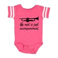 thumbnail image 1 of Inktastic Trumpet Music Joke Boys or Girls Baby Bodysuit, 1 of 5