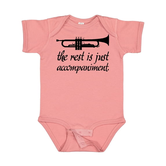 Inktastic Trumpet Music Joke Boys or Girls Baby Bodysuit