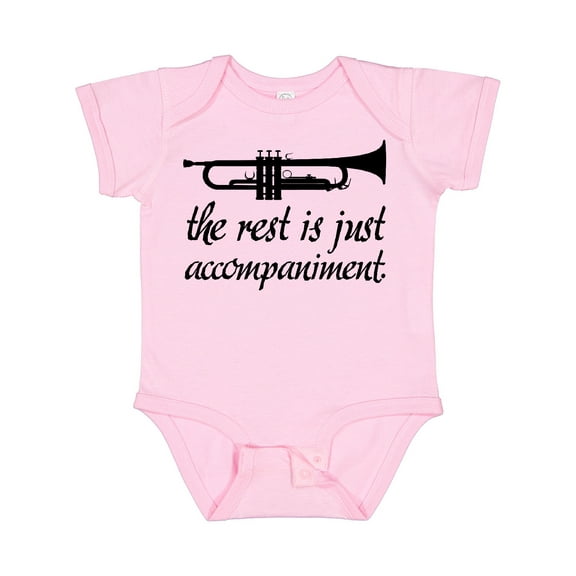 Inktastic Trumpet Music Joke Boys or Girls Baby Bodysuit