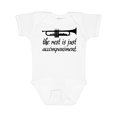 thumbnail image 1 of Inktastic Trumpet Music Joke Boys or Girls Baby Bodysuit, 1 of 5
