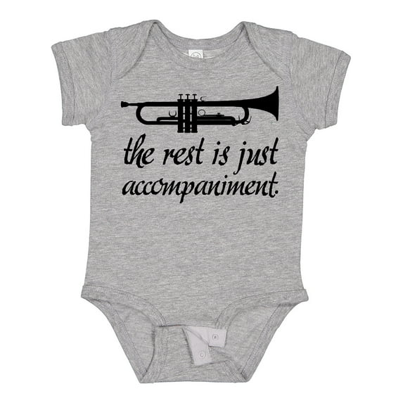 Inktastic Trumpet Music Joke Boys or Girls Baby Bodysuit