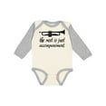 thumbnail image 1 of Inktastic Trumpet Music Joke Boys or Girls Long Sleeve Baby Bodysuit, 1 of 5