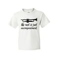 thumbnail image 1 of Inktastic Trumpet Music Joke Youth T-Shirt, 1 of 5