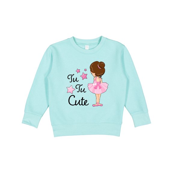 Inktastic Tu Tu Cute Ballerina Toddler Sweatshirt