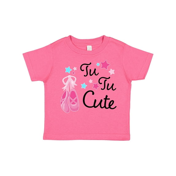 Inktastic Tu Tu Cute Ballet Dancing Shoes Boys or Girls Toddler T-Shirt