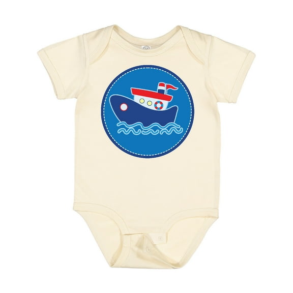 Inktastic Tug Boat Nautical Sea Boys or Girls Baby Bodysuit