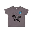 thumbnail image 1 of Inktastic Tulsa Oklahoma Butterfly Boys or Girls Toddler T-Shirt, 1 of 5