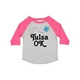 thumbnail image 1 of Inktastic Tulsa Oklahoma Butterfly Boys or Girls Toddler T-Shirt, 1 of 5