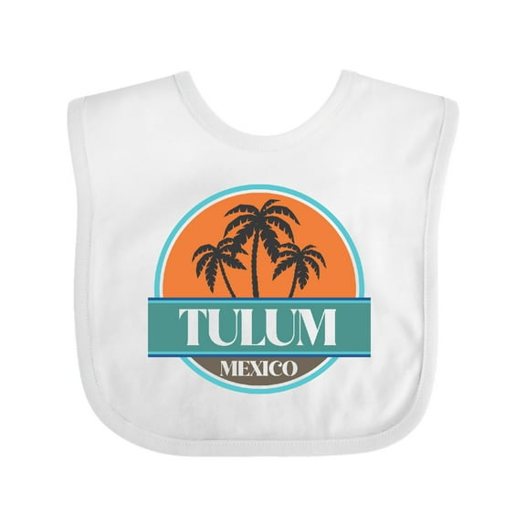 Inktastic Tulum Mexico Vacation Boys or Girls Baby Bib