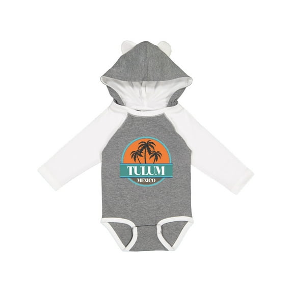 Inktastic Tulum Mexico Vacation Boys or Girls Long Sleeve Baby Bodysuit