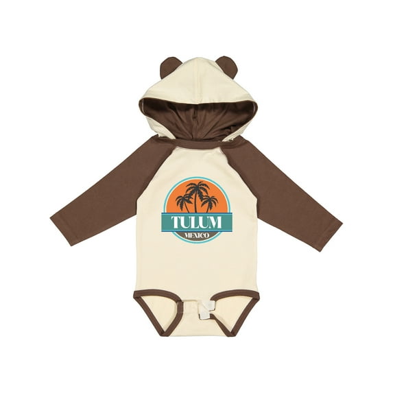 Inktastic Tulum Mexico Vacation Boys or Girls Long Sleeve Baby Bodysuit