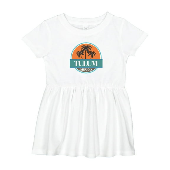 Inktastic Tulum Mexico Vacation Girls Baby Dress