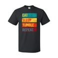 thumbnail image 1 of Inktastic Tumbling Gift Eat Sleep Tumble Repeat T-Shirt, 1 of 5