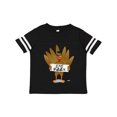 thumbnail image 1 of Inktastic Turkey Holding a Sign Says Eat Pizza Boys or Girls Toddler T-Shirt, 1 of 5