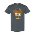 thumbnail image 1 of Inktastic Turkey Holding a Sign Says Eat Pizza T-Shirt, 1 of 5