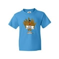 thumbnail image 1 of Inktastic Turkey Holding a Sign Says Eat Pizza Youth T-Shirt, 1 of 5
