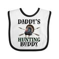 thumbnail image 1 of Inktastic Turkey Hunter Daddys Hunting Buddy Boys Baby Bib, 1 of 4