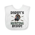 thumbnail image 1 of Inktastic Turkey Hunter Daddys Hunting Buddy Boys Baby Bib, 1 of 4