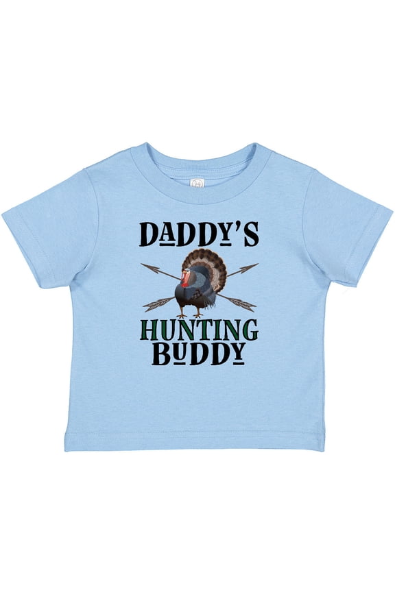 Turkey Hunter Daddys Hunting Buddy Boys Baby T-Shirt