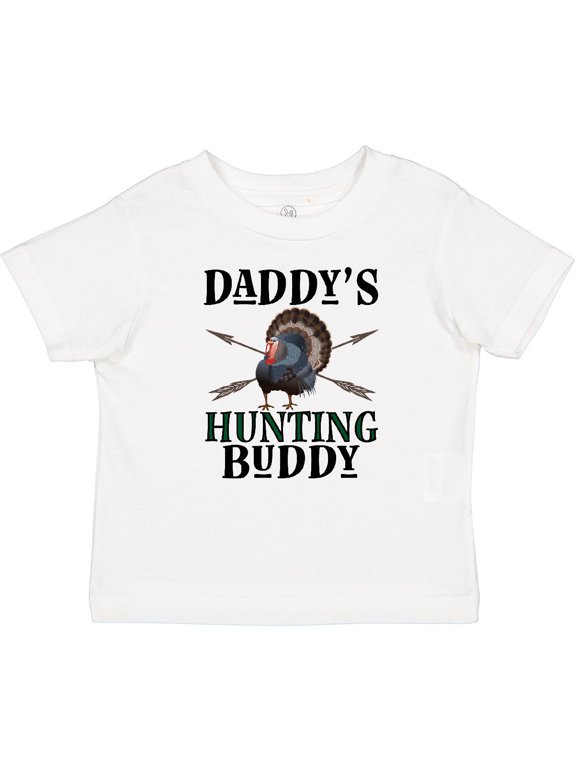 Turkey Hunter Daddys Hunting Buddy Boys Baby T-Shirt