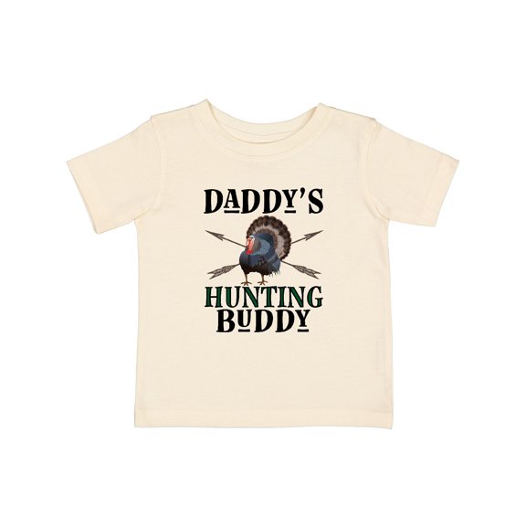 Inktastic Turkey Hunter Daddys Hunting Buddy Boys Baby T-Shirt