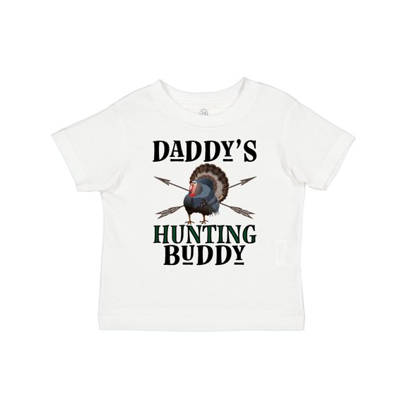 Inktastic Turkey Hunter Daddys Hunting Buddy Boys Toddler T-Shirt