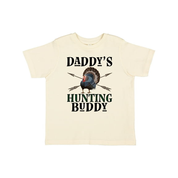 Inktastic Turkey Hunter Daddys Hunting Buddy Boys Toddler T-Shirt