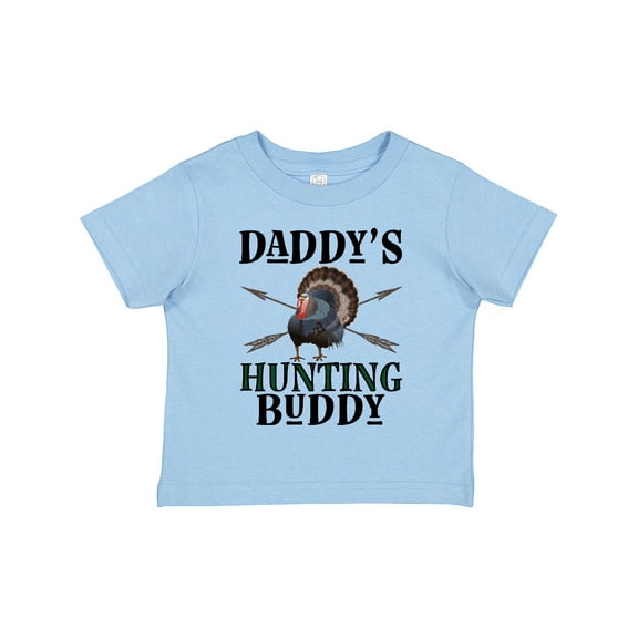 Inktastic Turkey Hunter Daddys Hunting Buddy Boys Toddler T-Shirt