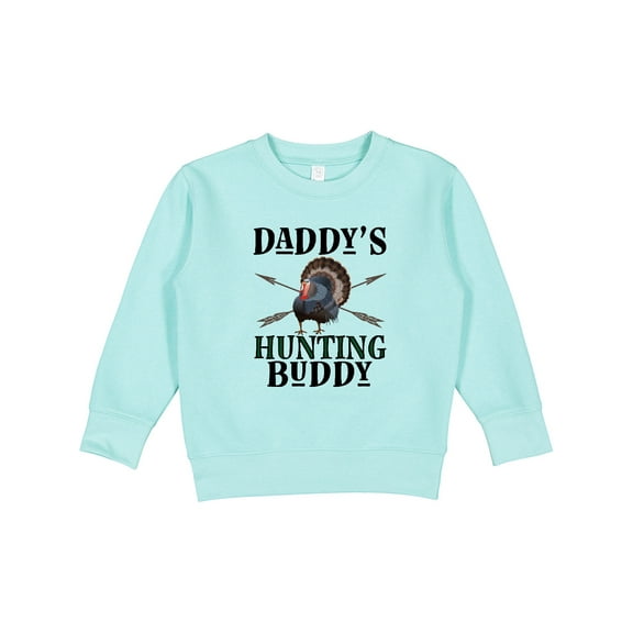 Inktastic Turkey Hunter Daddys Hunting Buddy Toddler Sweatshirt