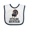 thumbnail image 1 of Inktastic Turkey Hunting Future Hunter Boys Baby Bib, 1 of 4