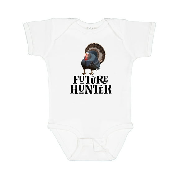 Inktastic Turkey Hunting Future Hunter Boys Baby Bodysuit