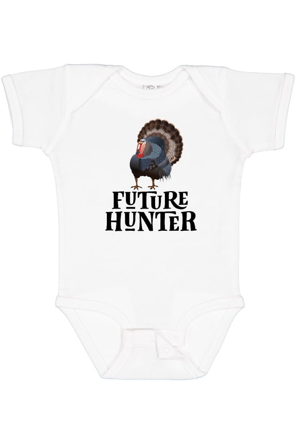 Turkey Hunting Future Hunter Boys Baby Bodysuit
