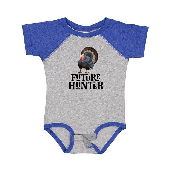 Inktastic Turkey Hunting Future Hunter Boys Baby Bodysuit