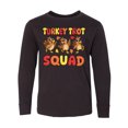 thumbnail image 1 of Inktastic Turkey Trot Squad Thanksgiving Long Sleeve Youth T-Shirt, 1 of 5
