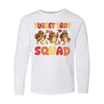 thumbnail image 1 of Inktastic Turkey Trot Squad Thanksgiving Long Sleeve Youth T-Shirt, 1 of 5