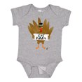 thumbnail image 1 of Inktastic Turkey holding a sign says Eat Pizza Boys or Girls Baby Bodysuit, 1 of 5