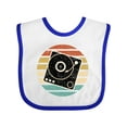 thumbnail image 1 of Inktastic Turn Table Record Player Retro Boys or Girls Baby Bib, 1 of 4