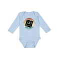 thumbnail image 1 of Inktastic Turn Table Record Player Retro Boys or Girls Long Sleeve Baby Bodysuit, 1 of 5