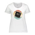 thumbnail image 1 of Inktastic Turn Table Record Player Retro Women's Plus Size T-Shirt, 1 of 5