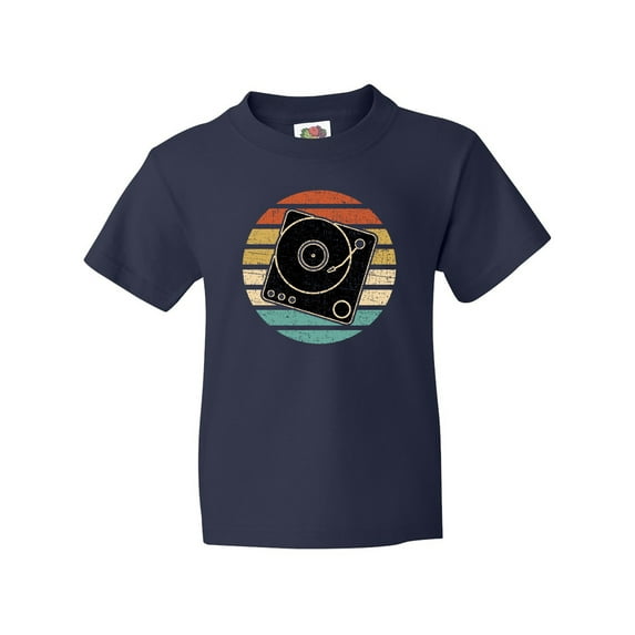 Inktastic Turn Table Record Player Retro Youth T-Shirt