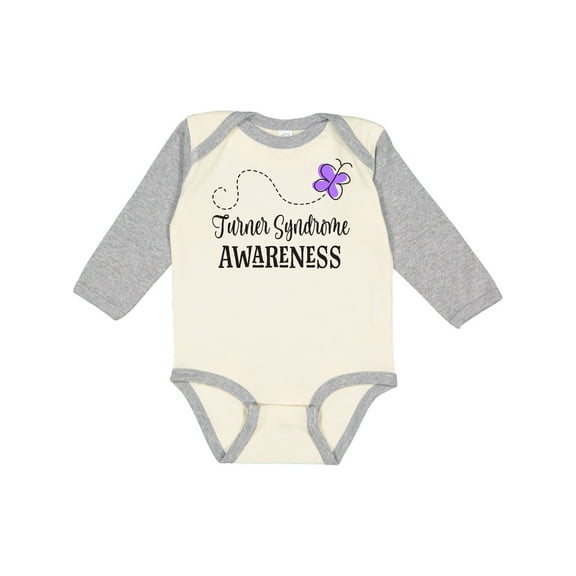 Inktastic Turner Syndrome Awareness Month Girls Long Sleeve Baby Bodysuit