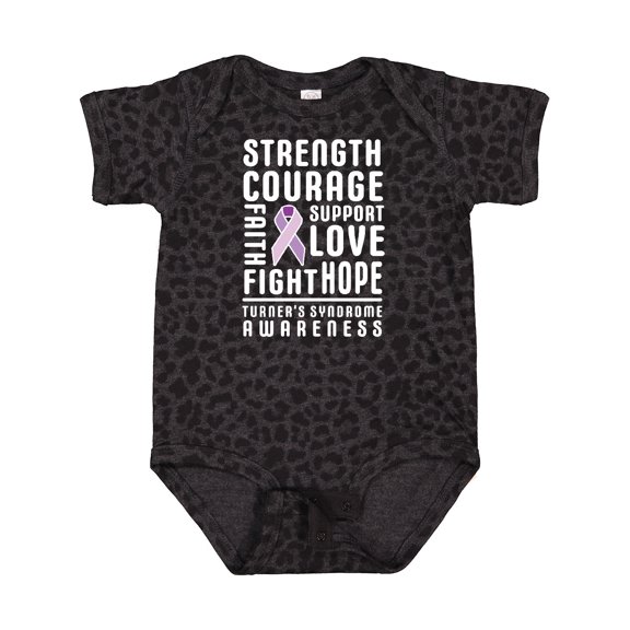 Inktastic Turners Syndrome Awareness Strength Courage Support Boys or Girls Baby Bodysuit